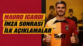🎙️ Yeni transferimiz Mauro Icardi: ''Taraftarımızın yaptığı inanılmaz karşılama, beni çok etkiledi''