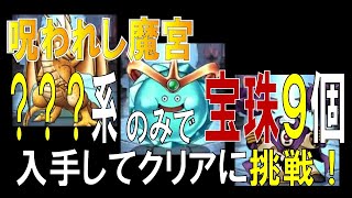 DQMSL 呪われし魔宮 『？？？系のみで宝珠９個入手してクリア』に挑戦！