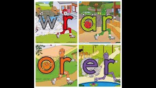 Letterland Alphabet Phonics, Sounds \u0026 Games | Digraphs and Trigraphs| wr, ar, or, er