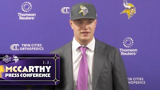 J.J. McCarthy's Full Introductory Press Conference After Being Drafted in the First Round