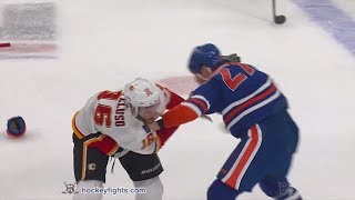 Anthony Peluso vs Milan Lucic Dec 9, 2018