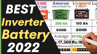 Best Inverter Battery 2022 | Home | Exide vs Amaron vs Livguard vs Luminous