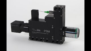 Starting the Point Source Microscope (PSM) software and focusing on a Cat's Eye image