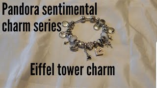 Pandora sentimental charm series Eiffel Tower charm