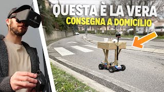 RITIRO LA COLAZIONE CON UN AUTO TELECOMANDATA E SISTEMA FPV