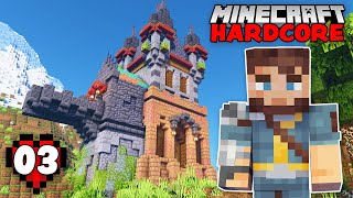 I Built the ULTIMATE ENCHANTING TOWER in Minecraft Hardcore 1.19 Survival - Ep. 3