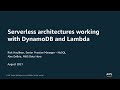 Serverless architectures working with DynamoDB and Lambda - AWS Virtual Workshop