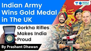 Indian Army Wins Gold Medal in The UK | Cambrian Patrol 2021 | Current Affairs