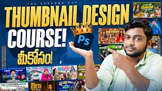 Advanced Level Thumbnail Editing🤯 | Photoshop Editing Course | The Explore Guy