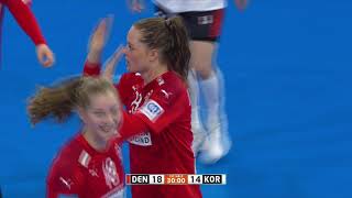 Denmark vs Korea | Preliminary round highlights | 25th IHF Women's World Championship