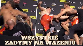 OCHRONIARZ POWALONY! AWANTURY JAK W REMIZIE na ważeniu PRIME MMA 3