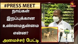 சென்னை IIT வளாகத்தில் 45 நாய்கள் இறப்பு - அமைச்சர் மா.சு திடீர் ஆய்வு | Ma Subramanian