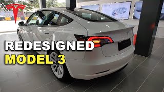 New Redesigned Tesla Model 3, And Tesla Model Y New Features, Dolby Atmos Included 2023