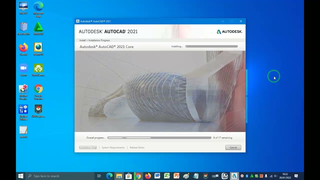 TUTORIAL PANDUAN CARA INSTALL AUTOCAD 2021 FULL VERSION DI KOMPUTER ...