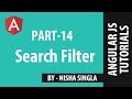 AngularJS Tutorial 14 - Search Filter in AngularJS