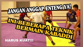 JANGAN ANGGAP ENTENG YA! INI BEBERAPA TEKNIK BERMAIN KABADDI