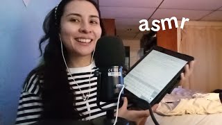 ASMR, Respondo preguntas de chat gpt. Susurros. Gabi asmr