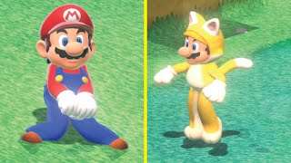 Super Mario but all Mario animations are random [Funny Super Mario 3D World + Bowser's Fury mod]
