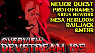 Neue Protoframes, Mesa Heirloom & mehr - Devstream 195 Overview | #warframe #devstream