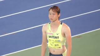 竹内真弥選手　女子走り幅跳び　オールスターナイト陸上　2022年8月6日