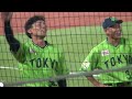 20230716　ヤクルト10 3巨人　尾仲選手勝利の舞