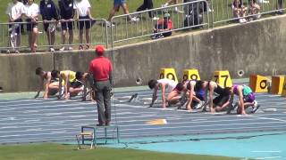 20140517第２回兵庫県東播地区中学陸上記録会２年男子１００Ｍ１組