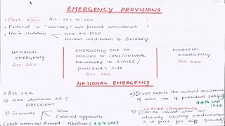 EMERGENCY PROVISIONS | INDIAN  POLITY | LAKSHMIKANTH | TAMIL | UPSC, TNPSC