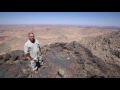 On the top of one of the peaks of the real Mount Sinai in Arabia (April 2016)