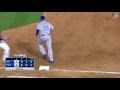 kc@tex escobar makes jump throw to nab profar