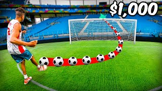 Win $1,000 if you can score a goal in the next 15 minutes!