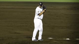 120907　中日 vs オリックス　4回裏　ディアス 空振り三振　マクレーン投手