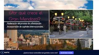 Crecimiento urbano del Gran Mendoza