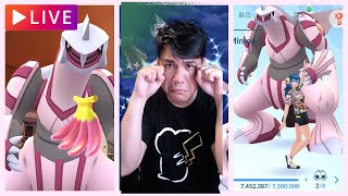 《Pokemom GO》阿A哭哭！抓不到色違帕路奇亞和色違赫拉克羅斯！パルキア Palkia！ヘラクロス Heracross！寶可夢看阿A Live Show！