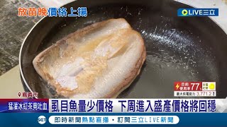 國民美食不再平價...虱目魚漲至每公斤107.7元 \