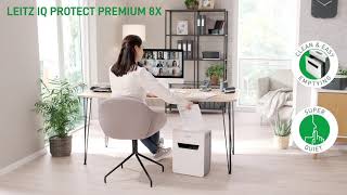 Leitz IQ Protect Premium Paper Shredder 8X