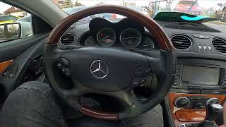 How to Enter Media Display on Speedometer in Mercedes SL55 R230 ( 2001 – 2008 )