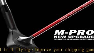 SisterAling Golf Magnetic Alignment Rods,Golf Club Alignment Sticks,Magnetic Swing Training Aid Acc