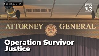 Michigan launches 'Operation Survivor Justice' to track down fleeing sex offenders