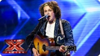 Luke Friend sings Too Much Love Will Kill You by Queen - Arena Auditions Week 2 -- The X Factor 2013