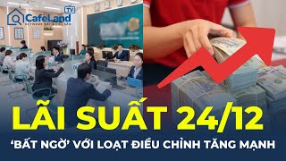 Lãi suất hôm nay 24/12: 'BẤT NGỜ' với loạt điều chỉnh TĂNG MẠNH, có gì đặc biệt? | CafeLand