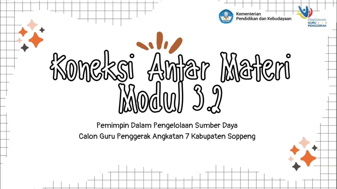 Koneksi Antar Materi Modul 3.2 - YouTube