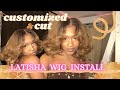 Watch Me Completely TRANSFORM this Synthetic LATISHA Wig (FlamboyageBlonde) CUT & Customize