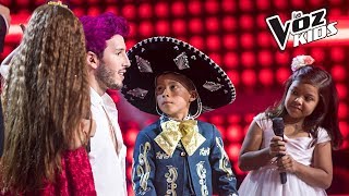 David, Majo Valiente y Alana cantan Mi Salón está de Fiesta - Batallas | La Voz Kids Colombia 2018