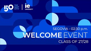 Welcome event class of 27/28 - Segovia 02:30 p.m.