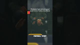 Oliver Kahn Reaction to Modeste Goal 😆😩 #bayern #dortmund