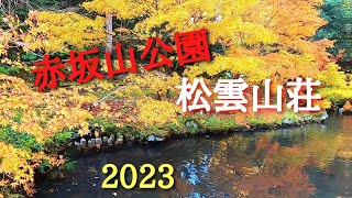 赤坂山公園・松雲山荘 2023.11.22 紅葉