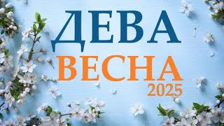 ДЕВА ♍ ВЕСНА 2025🌞 таро прогноз/гороскоп на март 2025/ апрель 2025/ май 2025/ раскл “открытые двери”