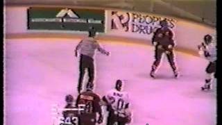 Jan 28, 1989 Craig Channell vs Chris McSorley Fort Wayne Komets vs Indianapolis Ice