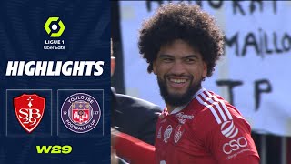 STADE BRESTOIS 29 - TOULOUSE FC (3 - 1) - Highlights - (SB29 - TFC) / 2022-2023