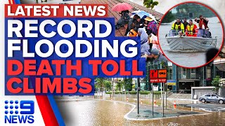 Hundreds trapped as flood crisis drowns Lismore, QLD floods claim eighth death | 9 News Australia